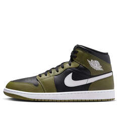Кроссовки 1 средние Air Jordan, черный