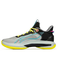 Кроссовки сверкающие середина Li-Ning, серый