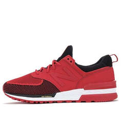 Кроссовки 574 серии красные New Balance, красный