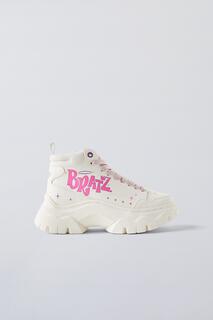 Bratz высокие кроссовки ZARA, белый