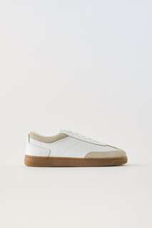 Кроссовки Zara Retro Leather, белый