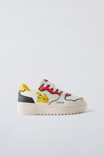 Кроссовки pikachu pokémon ZARA, белый