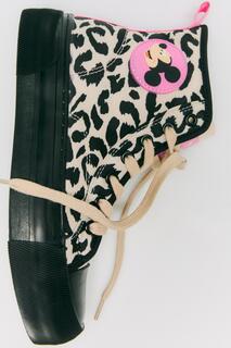 Высокие кроссовки микки маус disney ZARA, черный