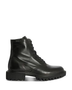 Мужские кожаные ботинки ALLSAINTS Vaughan, черный