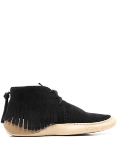 Visvim ботинки дезерты с бахромой, черный