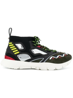 Valentino Garavani кроссовки Heroes Reflex, зеленый