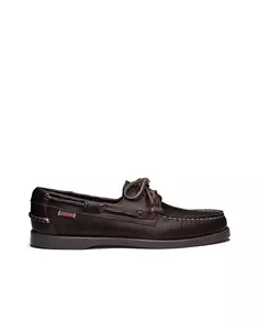 Мужские коричневые кожаные топсайдеры Sebago, коричневый