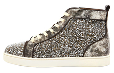 Кроссовки Christian Louboutin Skateboarding Men, серебристый/коричневый
