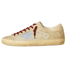 Кроссовки Golden Goose Super-Star Skateboarding Shoes Men Low-top Beige, бежевый