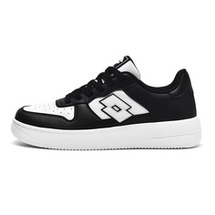 Кроссовки LOTTO Skateboarding Shoes Men Low-top Black/white, черный/белый