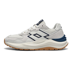 Кроссовки LOTTO Lifestyle Shoes Men Low-top Dark Blue, бежевый/темно-синий