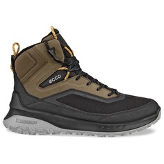 Зимние ботинки Ecco ULT TRN Mid Leather, цвет Black/Grape Leaf
