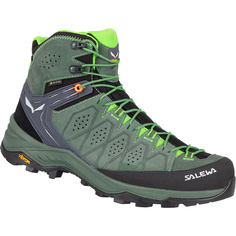 Мужские кроссовки Alp Trainer 2 Mid GTX Salewa, зеленый