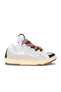 Бордюрные кроссовки Lanvin, белый