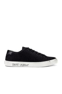 Кроссовки Малибу Saint Laurent, черный