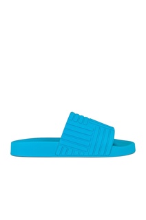 Слайды-сандалии Bottega Veneta, цвет Amalfi Blue