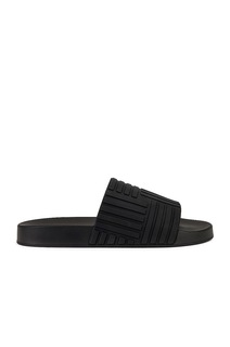 Сандалии-слайдеры Bottega Veneta, черный