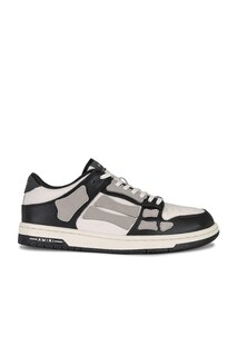 Кроссовки мужские Skel Top Low Amiri, цвет Black & Alabaster