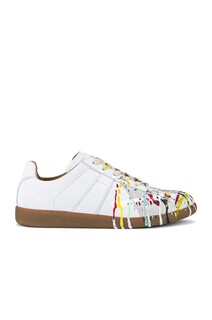 Кроссовки мужские Paintsplatter Replica Maison Margiela, белый