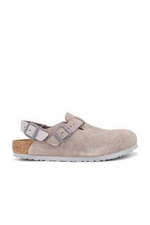 Лоферы Tokio с ремешком на пятке Birkenstock, цвет Stone Coin