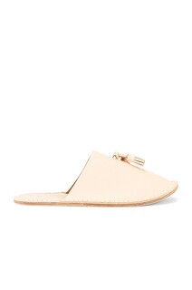 Кожаные тапочки Hender Scheme, цвет Natural
