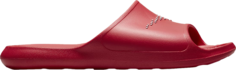 Сандалии Nike Victori One Slide Polka Swoosh - University Red, красный