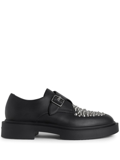 Лоферы Adric с заклепками Giuseppe Zanotti, черный
