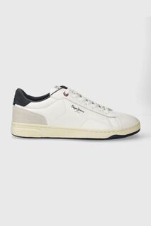 Кожаные кроссовки PMS00014 Pepe Jeans, белый