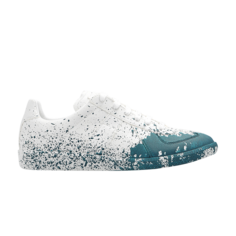 Кроссовки Maison Margiela Replica Paint Splatter - White Oil Blue, белый