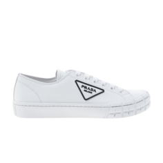Кроссовки Prada Cassetta Wheel Low White, белый