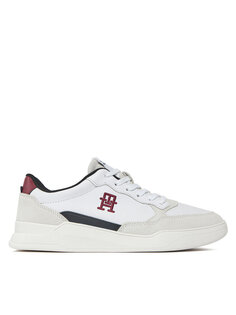 Кроссовки Elevated Cupsole Lth Mix Tommy Hilfiger, белый