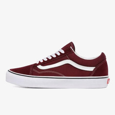 Кроссовки старой школы Vans, бордовый