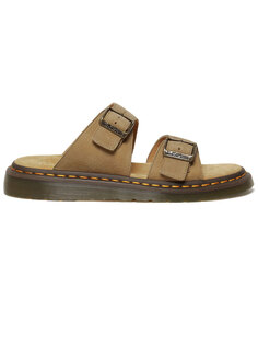 Тапочки ciabatte josef in pelle Dr. Martens, бежевый