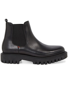 Ботинки hilfiger stivale premium in pelle Tommy, черный
