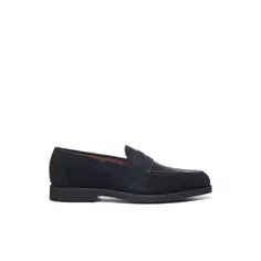 Мужские лоферы из кожи темно-синего цвета Sebago, темно-синий