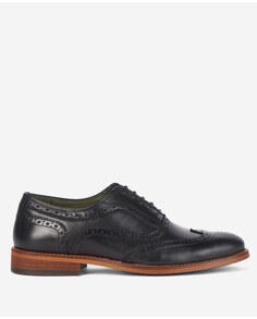 Мужские лоферы со шнуровкой и контрастной подошвой. Barbour, черный