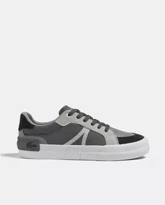 Мужские кроссовки L004 из ткани в тон Lacoste, серый