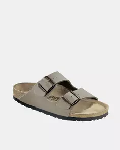 Мужские сандалии серого цвета с застежкой-пряжкой Birkenstock