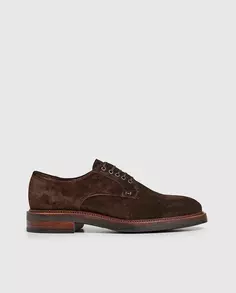 Egmont Velvet мужские замшевые туфли на шнуровке Hackett, коричневый