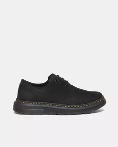 Crewson мужские кожаные туфли на шнуровке Dr. Martens, черный