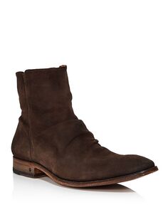 Мужские ботинки John Varvatos Morrison Sharpei с боковой молнией, коричневый