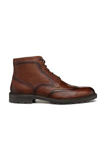 Кожаные ботинки Geox U WALK PLEASURE C, коричневый