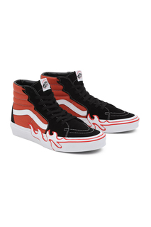 Красные мужские повседневные кроссовки VN0005UJGWP1 SK8-Hi Flame Vans, красный