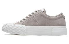 Кроссовки EMPORIO ARMANI Skateboarding Shoes Men Low-top Gray, серый