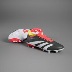 Хищник Лига L ФГ Adidas, цвет Core Black/Cloud White/Solar Red