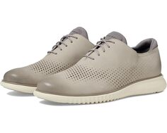 Оксфорды Cole Haan 2.Zerogrand Laser Wing Tip Oxford Lined, цвет Dove Nubuck/Ivory