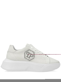 Кроссовки Crocco Godzilla Philipp Plein, белый