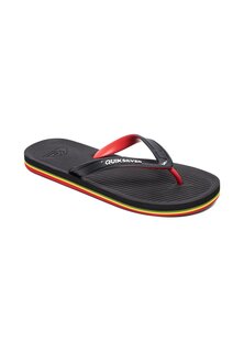 Сандалии с Т-образной застежкой Quiksilver, черный
