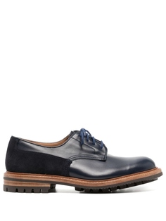 Дерби на шнуровке Trickers, синий Trickers