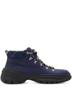 Ботинки для походов из нубука Scoot Burberry, синий